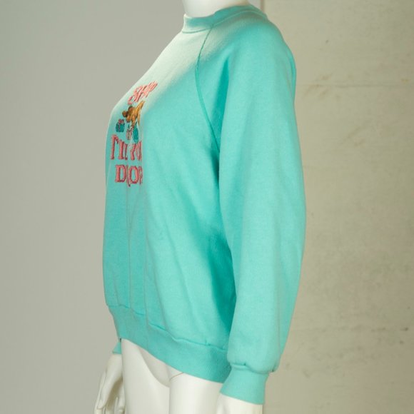 90's Embroidered Decora Pastel Goth Sweatshirt - Picture 6 of 6